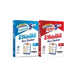 Ankara 2025 5. Sınıf Matematik + Türkçe Güçlendiren Etkinlikli Soru Seti 2 Kitap Güncel Müfredat