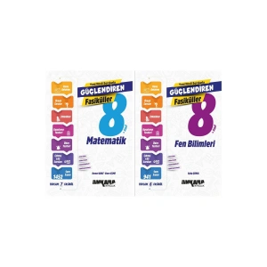 Ankara 2025 8. Sınıf Lgs Matematik + Fen Bilimleri Güçlendiren Fasikül Seti 2 Kitap