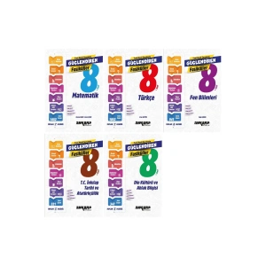 Ankara 2025 8. Sınıf Lgs Matematik + Türkçe + Fen + İnkılap + Din Güçlendiren Fasikül Seti 5 Kitap