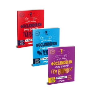 Ankara 7. Sınıf Türkçe Matematik Fen Soru Bankası Seti 3 Kitap Yeni 2021