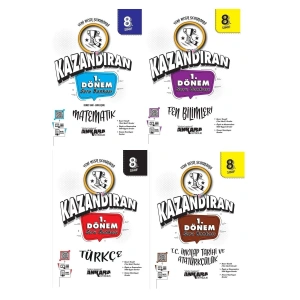 Ankara 8.sınıf Lgs 1.dönem Kazandıran 4lü Soru Bankası Seti
