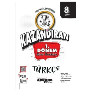 Ankara 8.sınıf Lgs 1.dönem Kazandıran Türkçe Soru Bankası