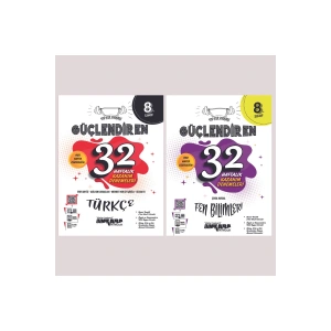 Ankara Yayınları 8. Sınıf Türkçe + Fen Bilimleri 32 Haftalık Güçlendiren Kazanım Denemesi Seti