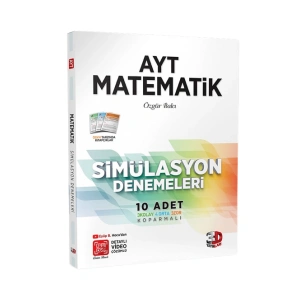 Ayt Matematik 10lu Simulasyon Denemeleri Tamamı Video Çözümlü