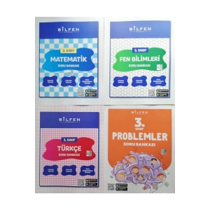 Bilfen 3.sınıf 4lü Soru Bankası Seti