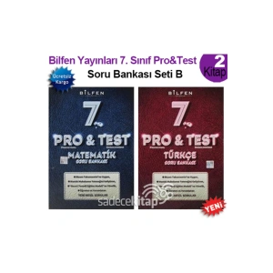 Bilfen 7. Sınıf Pro & Test Soru Bankası Seti 2 Kitap