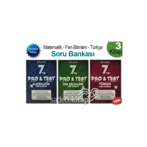 Bilfen 7. Sınıf Pro Test Soru Bankası Seti 3 Kitap