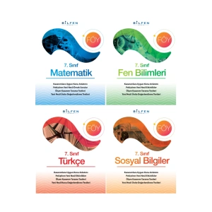 Bilfen 7.Sınıf FÖY 4lü Set - Öğrenim Föyleri Seti