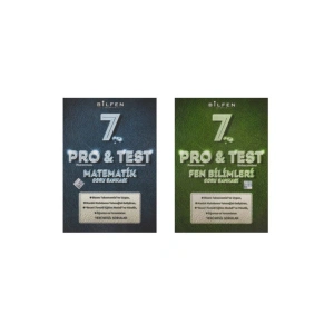 Bilfen 7.sınıf Matematik-fen Pro&test Soru B. Seti