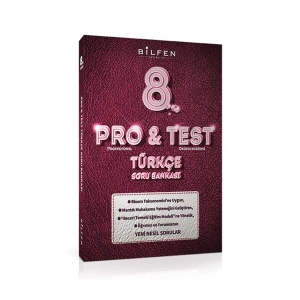 Bilfen 8. Sınıf Türkçe Pro&test Soru Bankası
