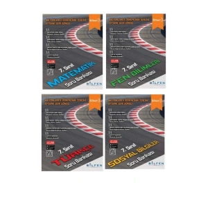 Bilfen Biltest 7. Sınıf M-F-S-T Soru Bankası (4 KİTAP) 2023-2024