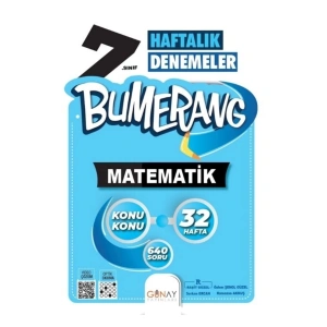 Bumerang 7. Sınıf Matematik Haftalık Denemeler