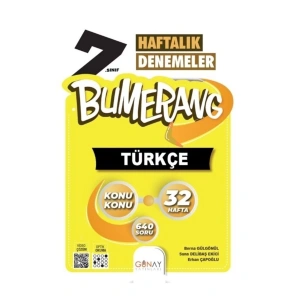 Bumerang 7. Sınıf Türkçe Haftalık Denemeler