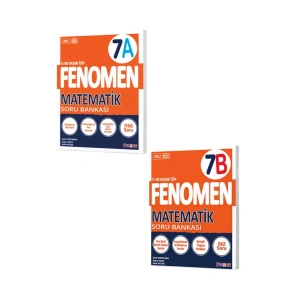 Fenomen 7 Sınıf Matematik Soru Bankası A ve B Seti 2 Kitap