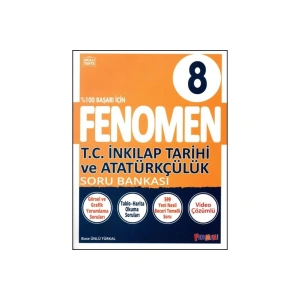 Fenomen 8.Sınıf LGS Yeni Baskı İnkılap Tarihi Soru Bankası - fnm