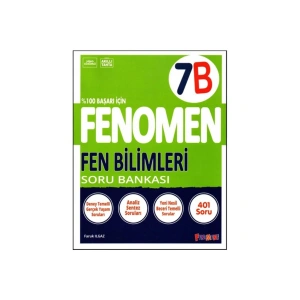 Fenomen Yayınları 7 Fen Bilimleri B Soru Bankası Güncel basım