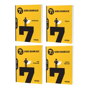 Hız 2024 7. Sınıf Matematik Türkçe Fen Sosyal Soru Seti 4 Kitap