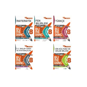 LGS 8. Sınıf Bumerang Serisi 5li Set