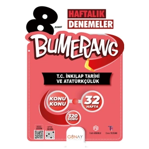Lgs 8.sınıf Bumerang 32 Haftalık T.c. Inkılap Tarihi Ve Atatürkçülük Denemeleri