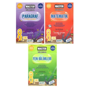 Master Fen Matematik Paragraf S.b 3 Lü Set 8.sınıf