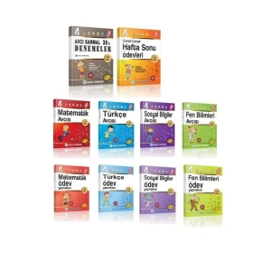 Mutlu Avcı Sarmal Deneme+mutlu Haftasonu Ödevleri + Avcı 4.sınıf Set
