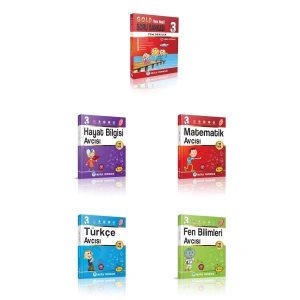 Mutlu Gold Yeni Nesil Soru Bankası 3 !!+yeni Nesil Matematik+türkçe+fen +hayat Bilgisi