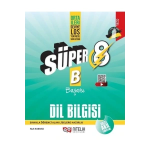 Nitelik 8.sınıf Lgs Süper B (başarı) Dil Bilgisi Soru Bankası