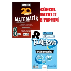 Okyanus Master 8.sınıf Matematik Denemeleri Günay Bumerang Haftalık Matematik Denemeleri Yeni!!
