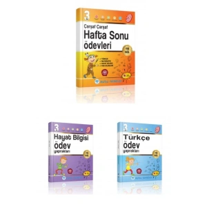 Yeni Nesil Çarşaf Çarşaf Hafta Sonu Ödevleri 3.sınıf +hayat Bilgisi+türkçe Ödev Yaprakları Seti