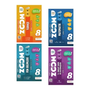 ZOOM 4LÜ SORU BANKASI SETİ 8