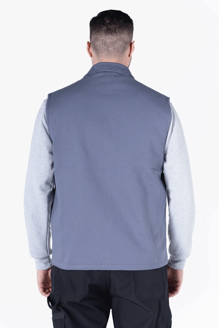 Dik Yakalı Kapitoneli Yelek