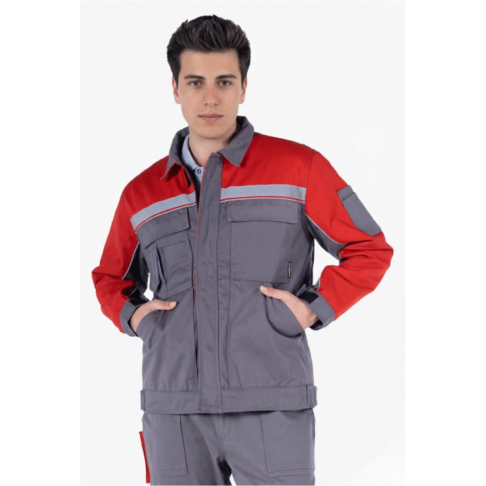 3 Cm Reflektörlü Çok Cepli Kapitoneli Porto Mont