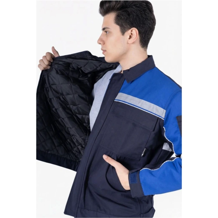 3 Cm Reflektörlü Çok Cepli Kapitoneli Porto Mont