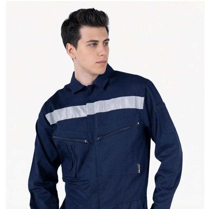 Cebi Fermuarlı Reflektörlü %100 Pamuk Tulum