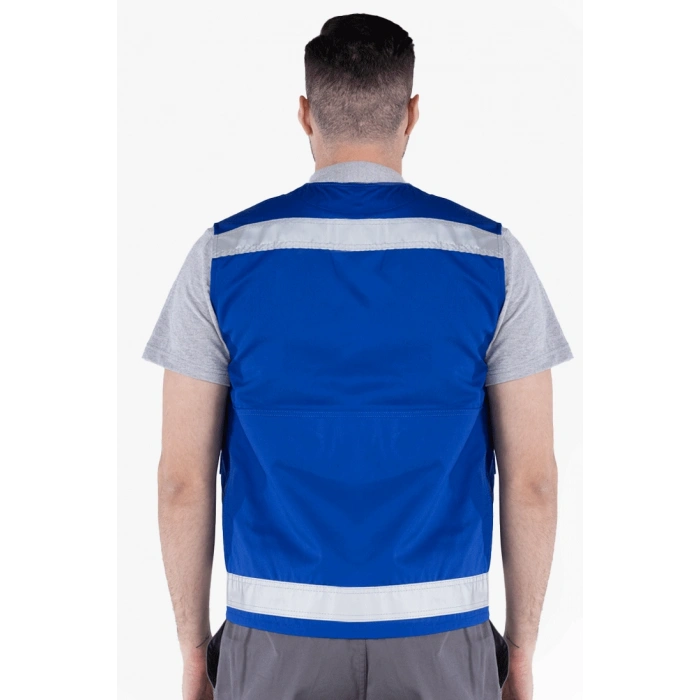 Reflektörlü Çok Cepli Yelek