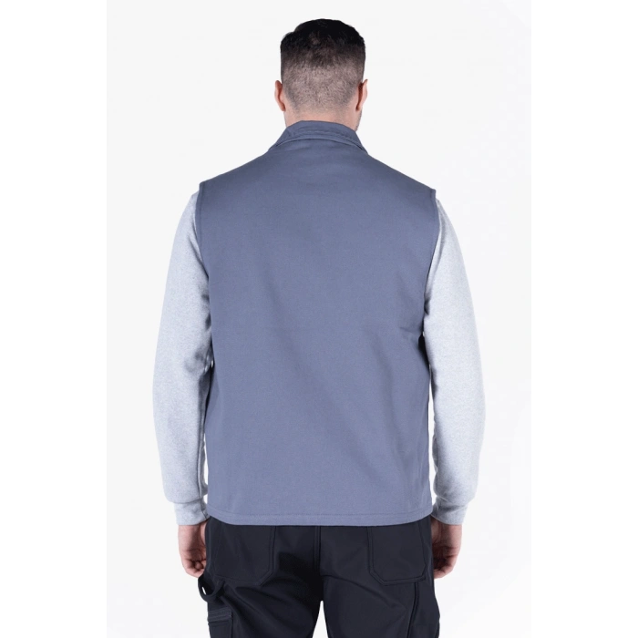 Dik Yakalı Kapitoneli Yelek