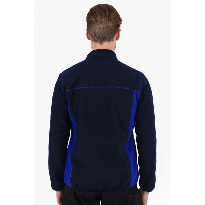 Çift Renkli Polar Ceket