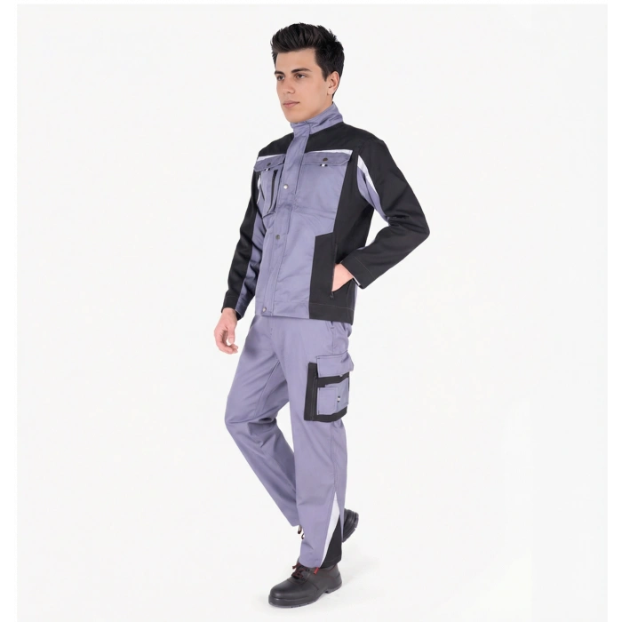 Reflektör Detaylı Çift Renkli Mont- Pantolon Takım