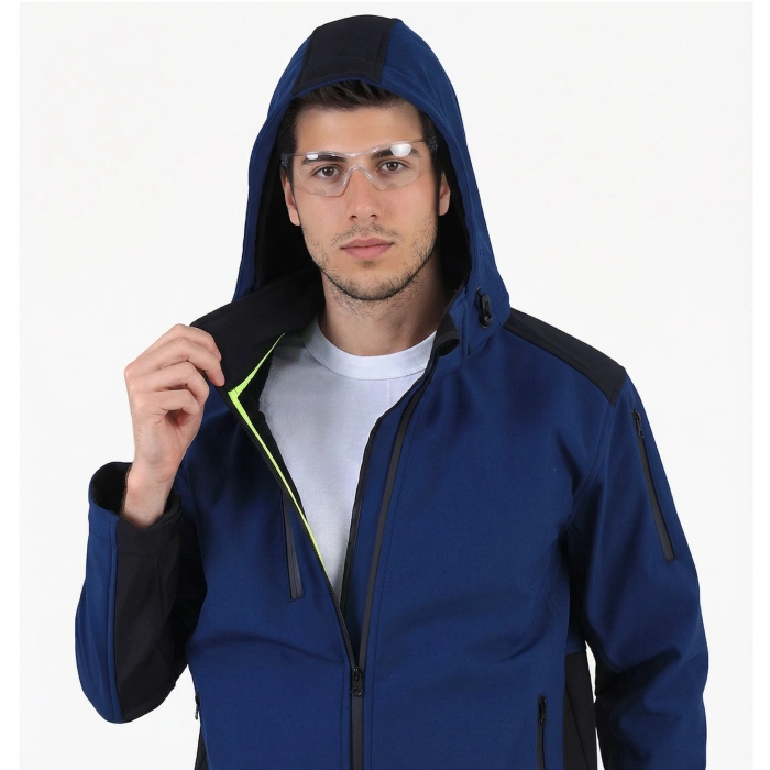 Dalgıç Kapüşonlu Softshell Mont