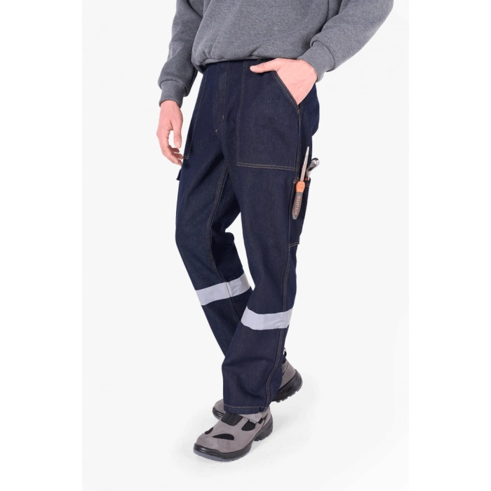 Komando Cepli Reflektörlü Kot Pantolon