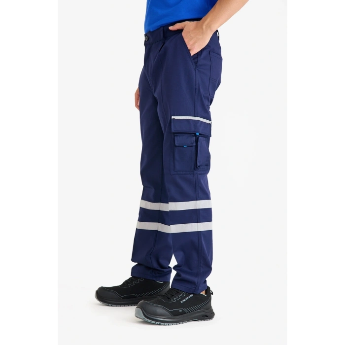 Çift Sıra 3 Cm Reflektörlü Pilili İthal Harman Pantolon