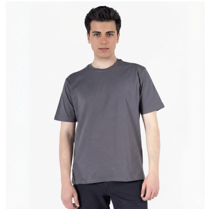 Bisiklet Yaka Penye T-Shirt