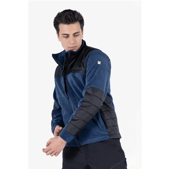 Omuz ve Dirsek Takviyeli Polar Ceket