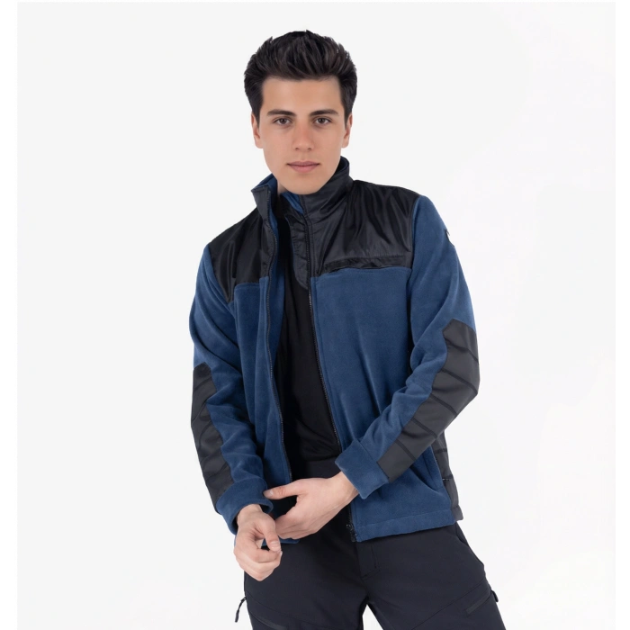 Omuz ve Dirsek Takviyeli Polar Ceket