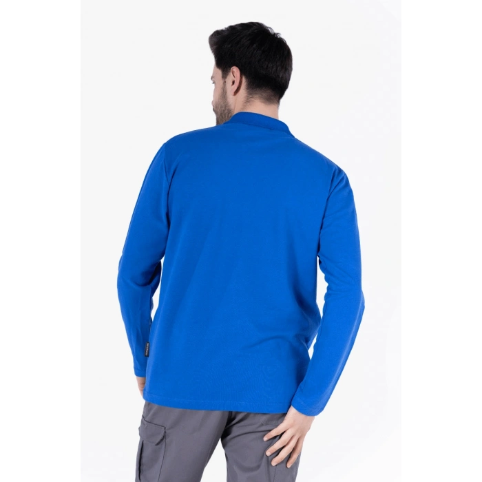 Polo Yaka Uzun Kollu T-Shirt