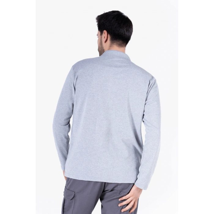 Polo Yaka Uzun Kollu T-Shirt