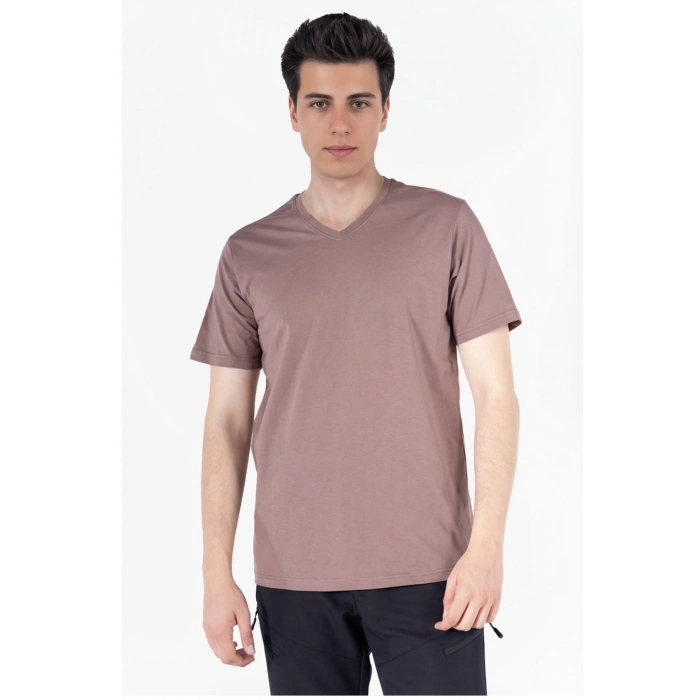 V Yaka Penye T- Shirt