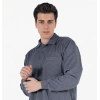 2 İplik Polo Yaka Cepli Sweatshirt