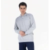 2 İplik Polo Yaka Cepli Sweatshirt