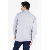 2 İplik Polo Yaka Cepli Sweatshirt